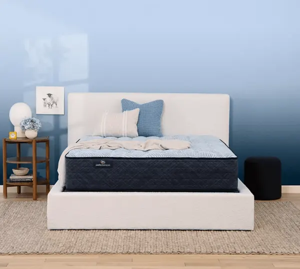 Serta Perfect Sleeper Blue Lagoon Night 13.5" Medium Queen mattress for sale in Spring Hill FL